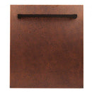 ZLINE 24" Dishwasher in Hand-Hammered Copper with Stainless Steel Tub and Traditional Style Handle (DW-HH-H-24) Dishwashers ZLINE 