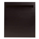 ZLINE 24" Dishwasher in Oil-Rubbed Bronze with Traditional Handle (DW-ORB-H-24) Dishwashers ZLINE 