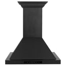 ZLINE 24 in. Wall Mount Range Hood in Black Stainless Steel with Built-in CrownSound Bluetooth Speakers (BSKBNCRN-BT-24) Range Hoods ZLINE 