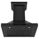 ZLINE 24 in. Wall Mount Range Hood in Black Stainless Steel with Built-in CrownSound Bluetooth Speakers (BSKBNCRN-BT-24) Range Hoods ZLINE 