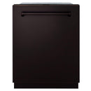 ZLINE 24" Monument Series 3rd Rack Top Touch Control Dishwasher in Oil Rubbed Bronze with Stainless Steel Tub, 45dBa (DWMT-ORB-24) Dishwashers ZLINE 