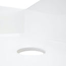 ZLINE 24" Rome Dual Mount Single Bowl Fireclay Kitchen Sink with Bottom Grid in White Gloss (FRC5123-WH-24) Kitchen Sink ZLINE 
