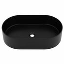 ZLINE 24" Siena Oval Vessel Bath Sink in Matte Black (SK-QVO-MB-24) Kitchen Sink ZLINE 