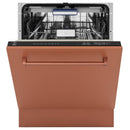 ZLINE 24" Tallac Series 3rd Rack Dishwasher in Copper with Stainless Steel Tub, 51dBa (DWV-C-24) Dishwashers ZLINE 
