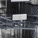 ZLINE 24" Tallac Series 3rd Rack Dishwasher in Copper with Stainless Steel Tub, 51dBa (DWV-C-24) Dishwashers ZLINE 