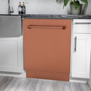 ZLINE 24" Tallac Series 3rd Rack Dishwasher in Copper with Stainless Steel Tub, 51dBa (DWV-C-24) Dishwashers ZLINE 