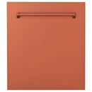 ZLINE 24" Tallac Series 3rd Rack Dishwasher in Copper with Stainless Steel Tub, 51dBa (DWV-C-24) Dishwashers ZLINE 