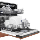 ZLINE 24" Tallac Series 3rd Rack Dishwasher in Copper with Stainless Steel Tub, 51dBa (DWV-C-24) Dishwashers ZLINE 