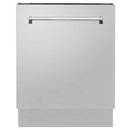 ZLINE 3-Piece Appliance Package - 30-Inch Gas Range, Microwave Oven and Dishwasher in Satin Stainless Steel (3KP-SGRSOTRHDWV30)