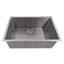 ZLINE 27" Meribel Undermount Single Bowl Stainless Steel Kitchen Sink with Bottom Grid (SRS-27) Kitchen Sink ZLINE 