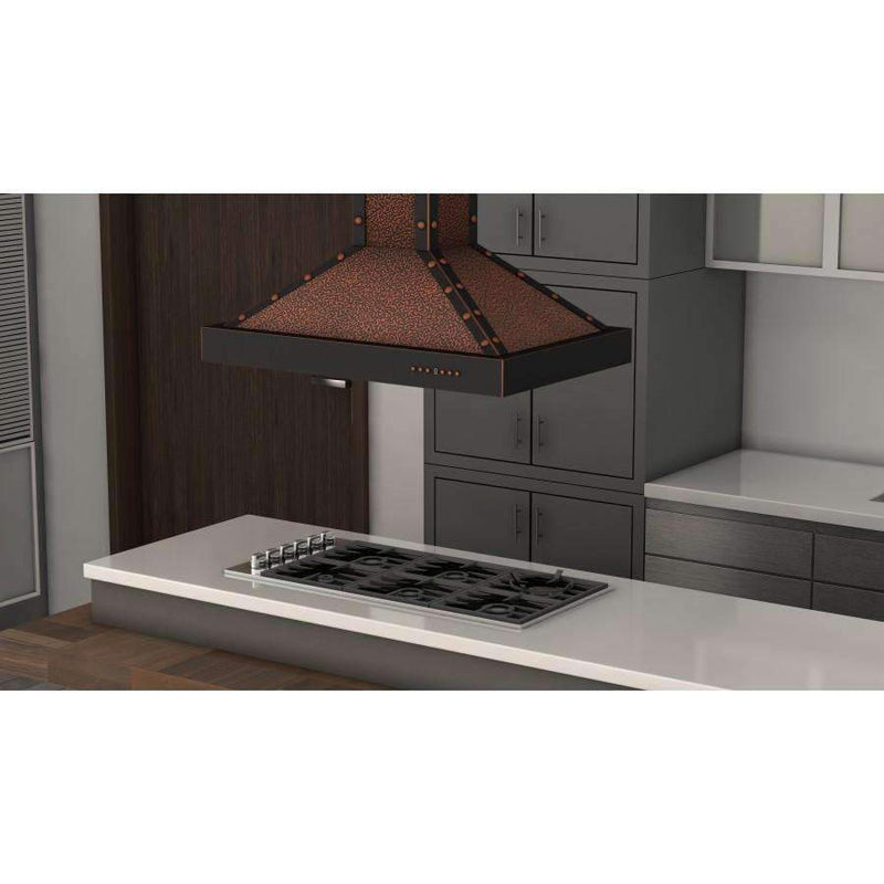 ZLINE 30" Copper Finish Island Range Hood (KB2i-EBBXB-30) Range Hoods ZLINE 