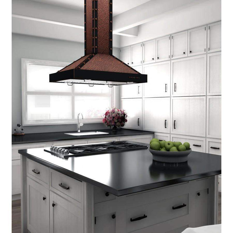 ZLINE 30" Copper Finish Island Range Hood (KB2i-EBBXB-30) Range Hoods ZLINE 