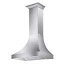 ZLINE 30" Designer Series DuraSnow Stainless Wall Range Hood with 500 CFM Motor (8632S-30) Range Hoods ZLINE 