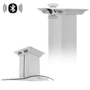 ZLINE 30" Ducted Vent Island Mount Range Hood in Stainless Steel with Built-in CrownSoundBluetooth Speakers (GL5iCRN-BT-30) Range Hoods ZLINE 