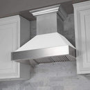 ZLINE 2-Piece Appliance Package - 30-inch Dual Fuel Range and Premium Range Hood in Satin Stainless Steel with White (2KP-RASWMRH30)