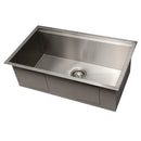 ZLINE 30" Garmisch Undermount Single Bowl Stainless Steel Kitchen Sink with Bottom Grid and Accessories (SLS-30) Kitchen Sink ZLINE 