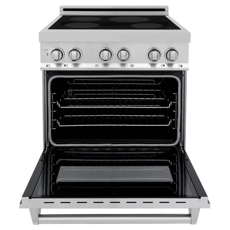 ZLINE 30" i 4.0 cu. ft. Induction Range with a 4 Element Stove and Electric Oven in Stainless Steel (RAIND-30) Ranges ZLINE 