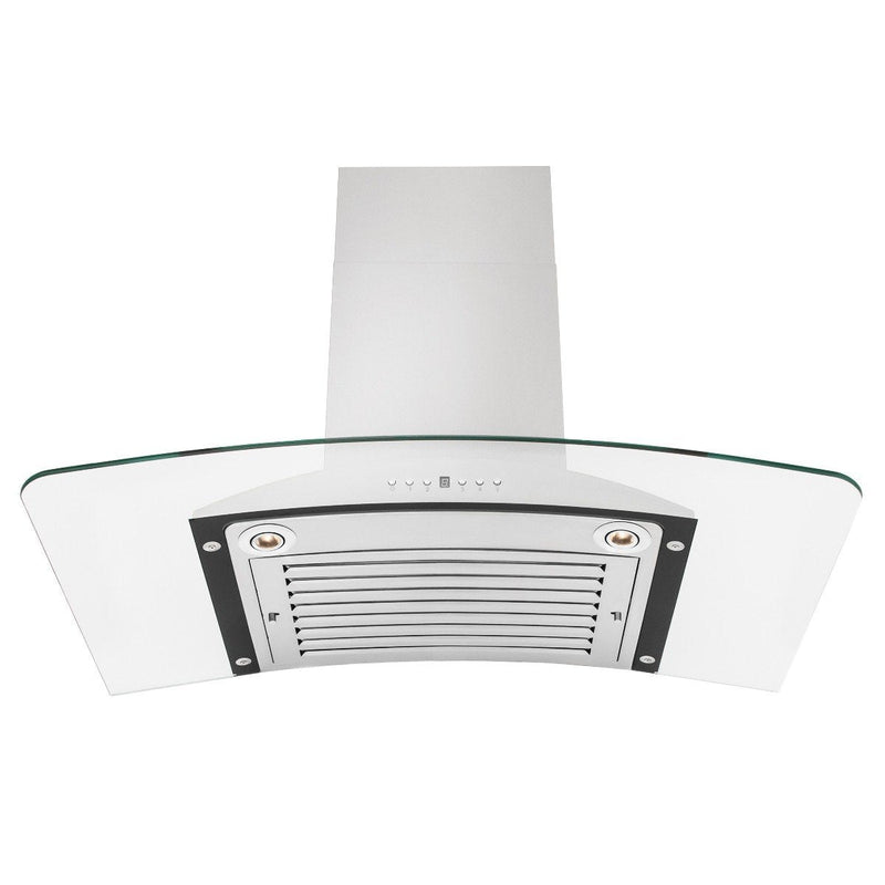 ZLINE 30 in. Convertible Vent Wall Mount Range Hood in Stainless Steel & Glass (KN-30) Range Hoods ZLINE 