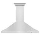 ZLINE 30 in. Convertible Vent Wall Mount Range Hood in Stainless Steel with Crown Molding (KBCRN-30) Range Hoods ZLINE 