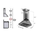 ZLINE 2-Piece Appliance Package - 30-inch Dual Fuel Range & Premium Range Hood in Satin Stainless Steel with Blue Matte (2KP-RASBMRH30)
