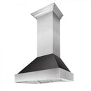ZLINE 30 in. Ducted DuraSnow Stainless Steel Range Hood with Oil Rubbed Bronze Shell (8654ORB-30) Range Hoods ZLINE 