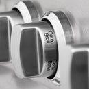 ZLINE 30 In. Professional 4.0 Cu. Ft. 4 Dual Fuel Range In DuraSnow® Stainless Steel With Brass Burners (RAS-SN-BR-30) Ranges ZLINE 