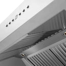 ZLINE 30 in. Professional Wall Mount Range Hood in Stainless Steel with Built-in CrownSound® Bluetooth Speakers (697CRN-BT-30) Range Hoods ZLINE 
