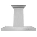 ZLINE 30 in. Wall Mount Range Hood in Stainless Steel with Built-in CrownSound® Bluetooth Speakers (KECRN-BT-30) Range Hoods ZLINE 
