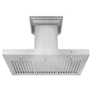 ZLINE 30 in. Wall Mount Range Hood in Stainless Steel with Built-in CrownSound® Bluetooth Speakers (KECRN-BT-30) Range Hoods ZLINE 