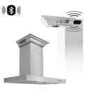 ZLINE 30 in. Wall Mount Range Hood in Stainless Steel with Built-in CrownSound® Bluetooth Speakers (KECRN-BT-30) Range Hoods ZLINE 