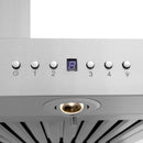 ZLINE 30 in. Wall Mount Range Hood in Stainless Steel with Built-in CrownSound® Bluetooth Speakers (KECRN-BT-30) Range Hoods ZLINE 