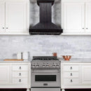ZLINE 30 inch Wooden Wall Range Hood - Rustic Dark (KPDD-30) Range Hoods ZLINE 