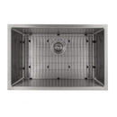 ZLINE 30" Meribel Undermount Single Bowl Stainless Steel Kitchen Sink with Bottom Grid (SRS-30) Kitchen Sink ZLINE 