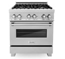 ZLINE 30" Professional Dual Fuel Range in DuraSnow Stainless (RAS-SN-30) Ranges ZLINE 