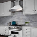 ZLINE 30" Professional Dual Fuel Range in DuraSnow Stainless with White Matte Door (RAS-WM-30) Ranges ZLINE 