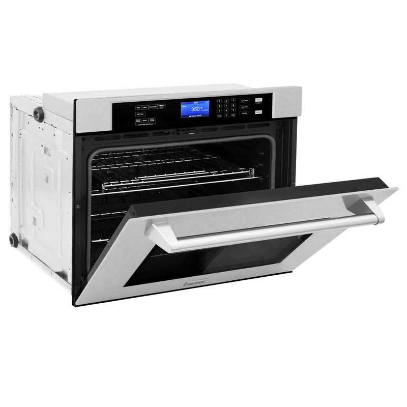 ZLINE 30” Professional Electric Wall Oven with Self Clean in DuraSnow® Stainless Steel (AWSS-30) Wall Ovens ZLINE 