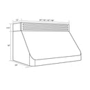 ZLINE 30" Recirculating Under Cabinet Range Hood in Stainless Steel (RK520-30) Range Hoods ZLINE 