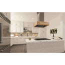 ZLINE 30" Remote Blower Designer Series Wooden Island Mount Range Hood with Butcher Block and 700 CFM Motor (681iM-RD-30) Range Hoods ZLINE 