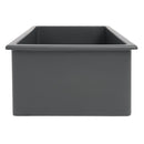 ZLINE 30" Rome Dual Mount Single Bowl Fireclay Kitchen Sink with Bottom Grid in Charcoal (FRC5124-CL-30) Kitchen Sink ZLINE 