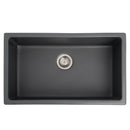 ZLINE 30" Rome Dual Mount Single Bowl Fireclay Kitchen Sink with Bottom Grid in Charcoal (FRC5124-CL-30) Kitchen Sink ZLINE 