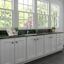 ZLINE 30" Rome Dual Mount Single Bowl Fireclay Kitchen Sink with Bottom Grid in White Gloss (FRC5124-WH-30) Kitchen Sink ZLINE 