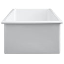 ZLINE 30" Rome Dual Mount Single Bowl Fireclay Kitchen Sink with Bottom Grid in White Gloss (FRC5124-WH-30) Kitchen Sink ZLINE 
