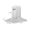 ZLINE 30" Stainless Steel Island Range Hood (GL1i-30) Range Hoods ZLINE 