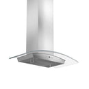 ZLINE 30" Stainless Steel Wall Range Hood with Crown Molding (KZCRN-30) Range Hoods ZLINE 