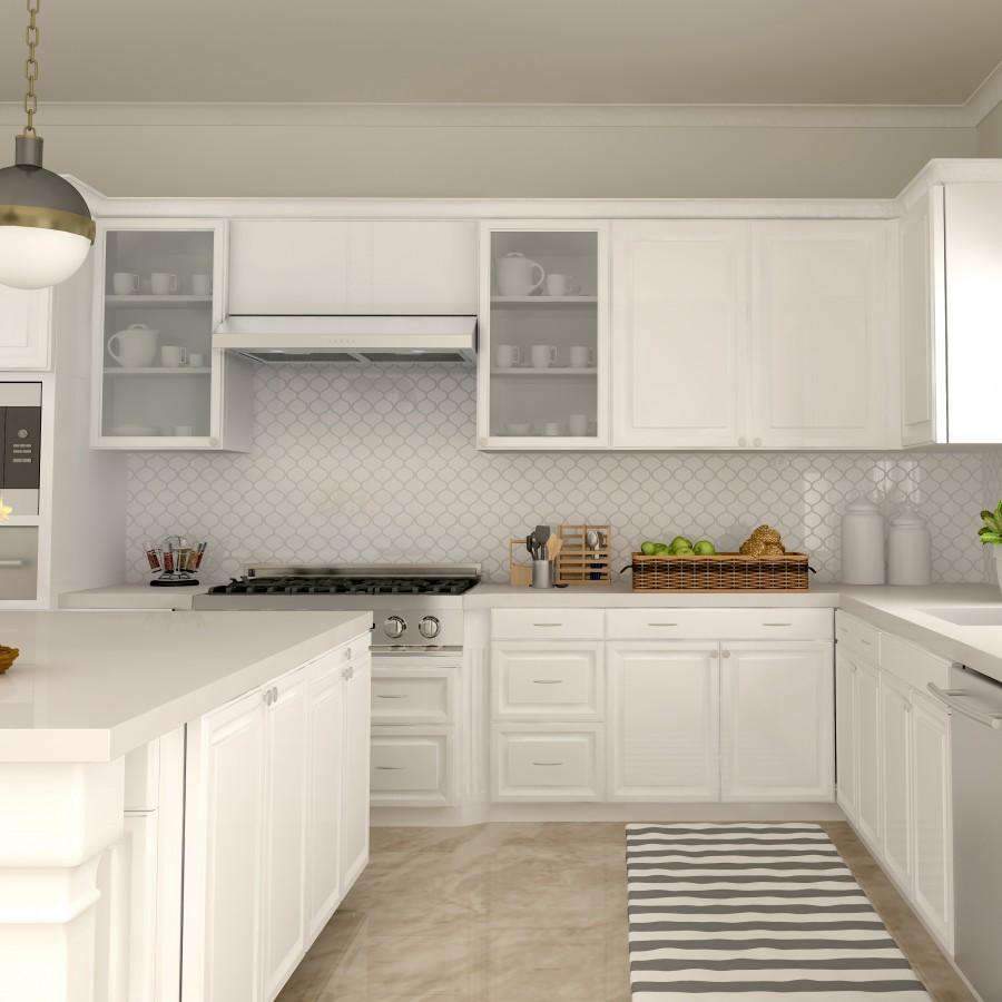 Stainless steel under-cabinet range hood installed beneath kitchen cabinets.