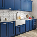 ZLINE 30" Venice Farmhouse Apron Front Reversible Single Bowl Fireclay Kitchen Sink with Bottom Grid in White Gloss (FRC5119-WH-30) Kitchen Sink ZLINE 