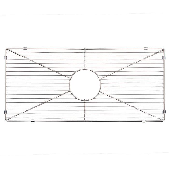 ZLINE 30" Venice Farmhouse Apron Front Reversible Single Bowl Fireclay Kitchen Sink with Bottom Grid in White Gloss (FRC5119-WH-30) Kitchen Sink ZLINE 