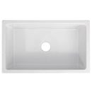 ZLINE 30" Venice Farmhouse Apron Front Reversible Single Bowl Fireclay Kitchen Sink with Bottom Grid in White Gloss (FRC5119-WH-30) Kitchen Sink ZLINE 