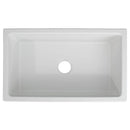 ZLINE 30" Venice Farmhouse Apron Front Reversible Single Bowl Fireclay Kitchen Sink with Bottom Grid in White Matte (FRC5119-WM-30) Kitchen Sink ZLINE 
