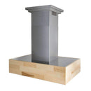 ZLINE 30" Wooden Island Range Hood with Butcher Block (681iM-30) Range Hoods ZLINE 